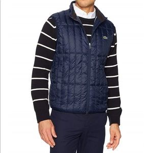 LACOSTE • Packable puffer quilted vest